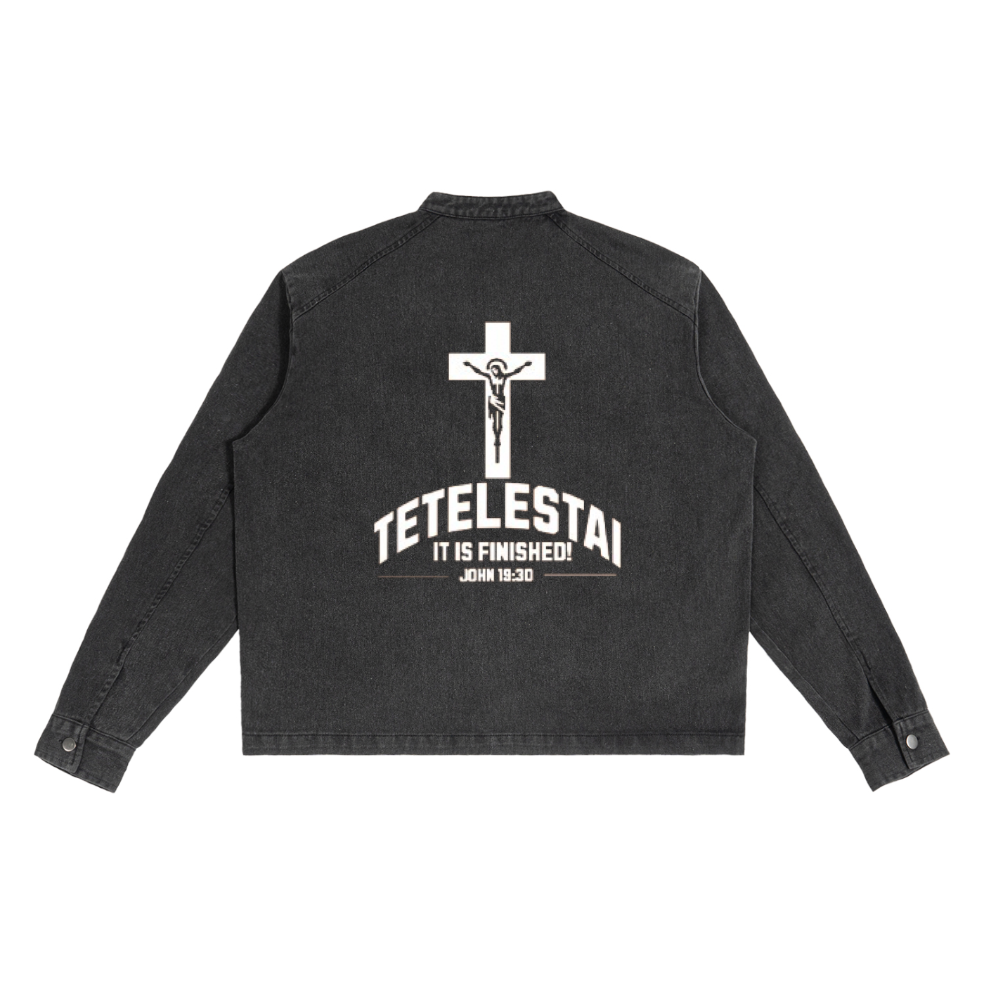 Crucifix Denim Jacket