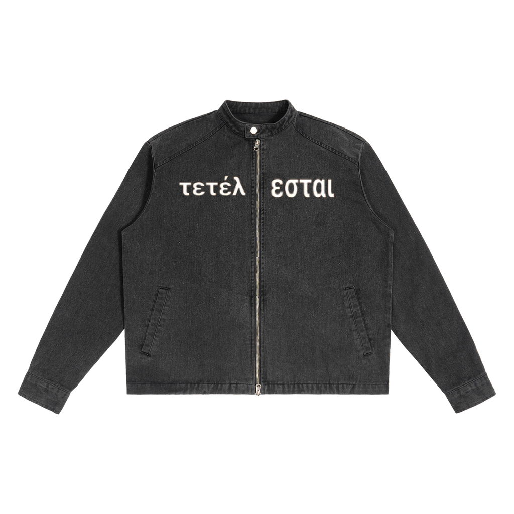 Crucifix Denim Jacket