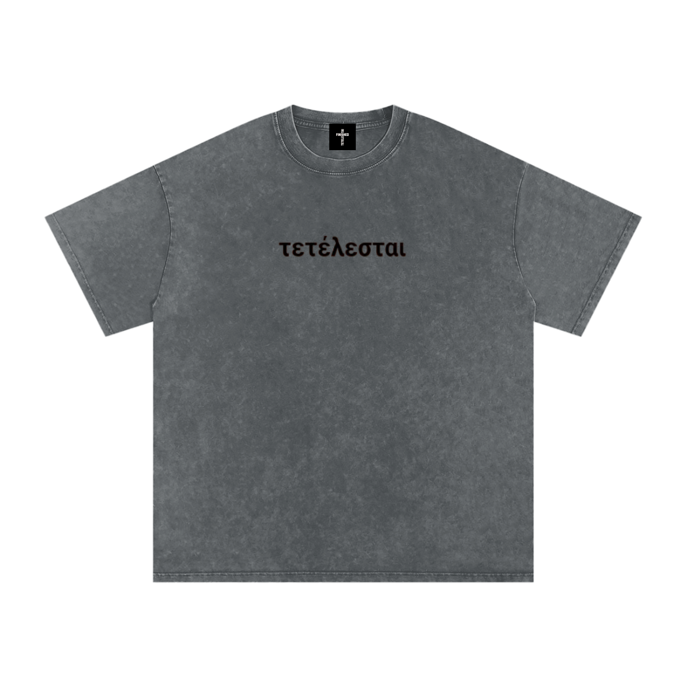 Cross Black Lettered T-Shirt