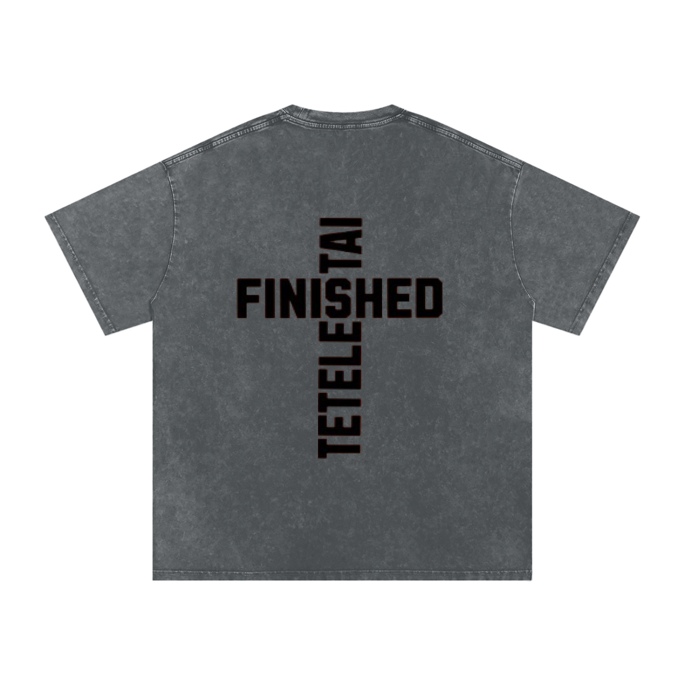 Cross Black Lettered T-Shirt