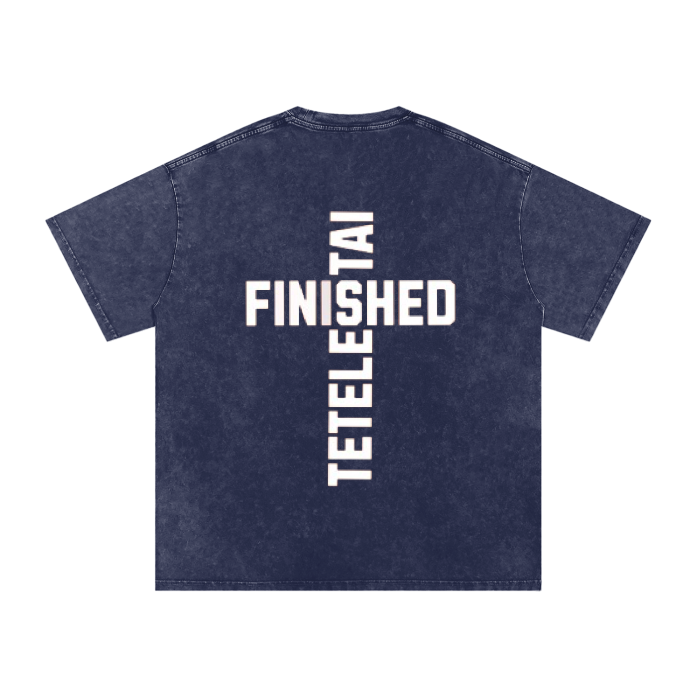 Cross White Lettered Washed T-Shirt