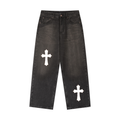 Vintage Wash Heavyweight Denim Jeans