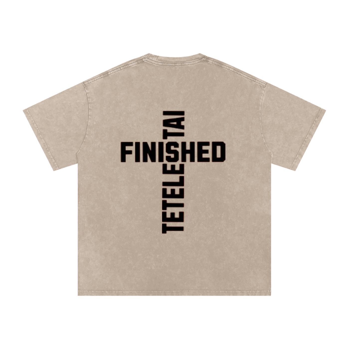 Cross Black Lettered T-Shirt