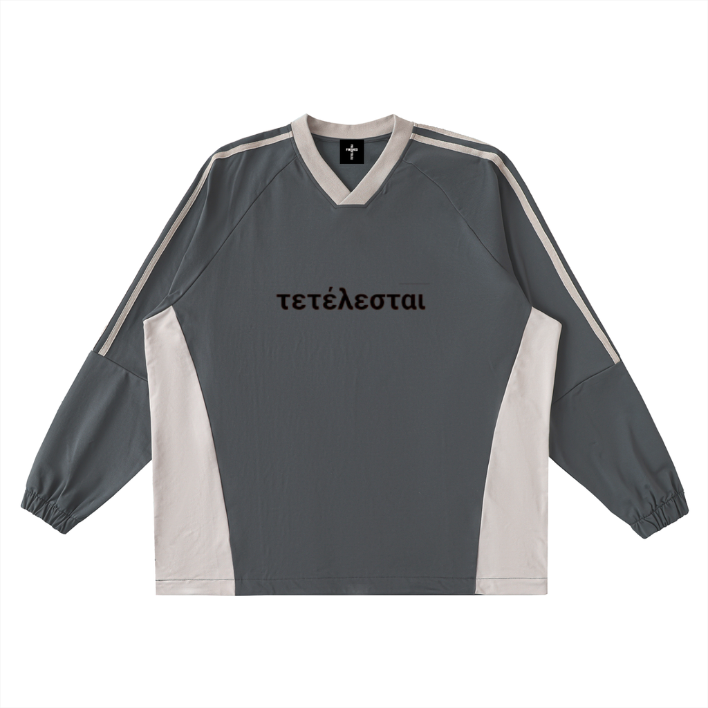 Grey Tetelestai Long-Sleeve T-Shirt