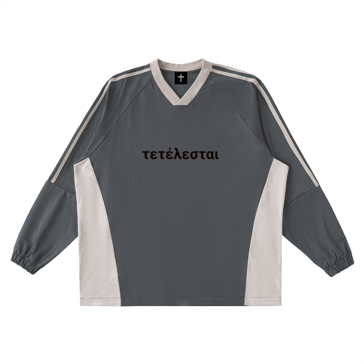 Grey Tetelestai Long-Sleeve T-Shirt